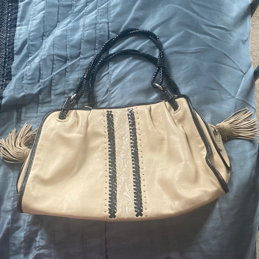 Tan/Crème Pocketbook/Bag/purse